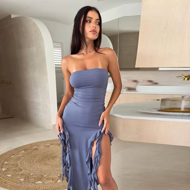 The Divine Ruffle Dress