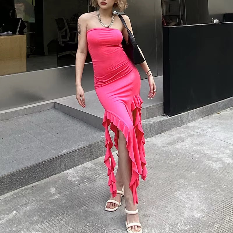 The Divine Ruffle Dress