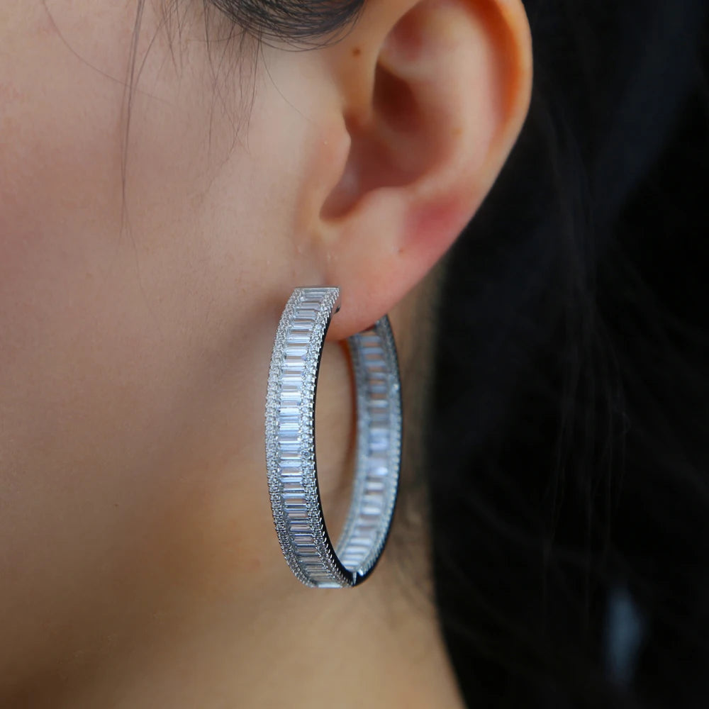 Luxe Baguette Hoops