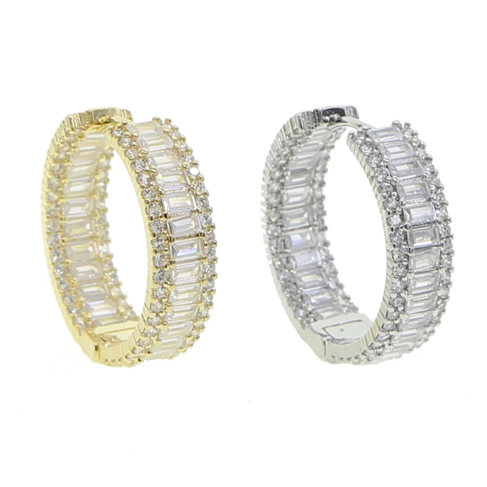 Luxe Baguette Hoops