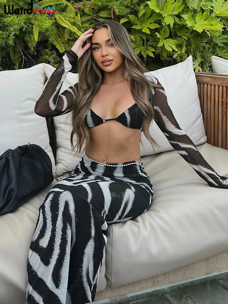 ZEBRA GAL Two Piece Set