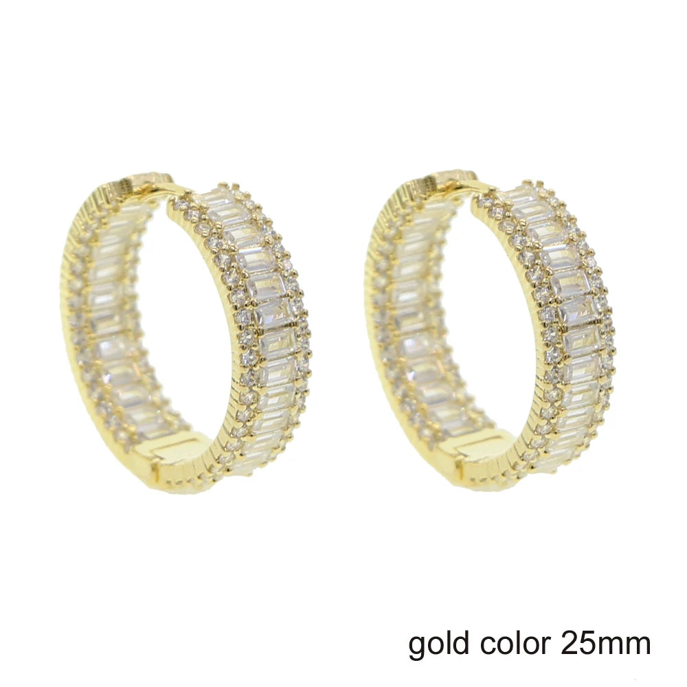 Luxe Baguette Hoops