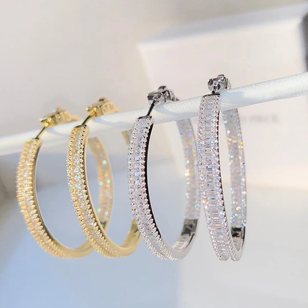 Luxe Baguette Hoops